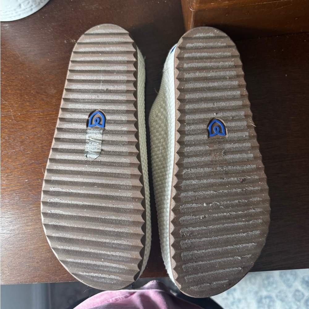 Rothy's Beige Knit Mules - Picture 5 of 5